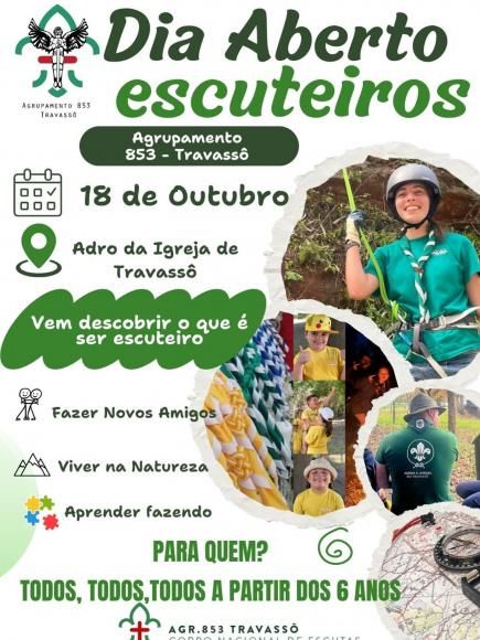 Dia Aberto do nosso Agrupamento de Escuteiros
