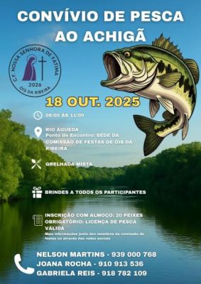 Convívio de Pesca ao Achigã