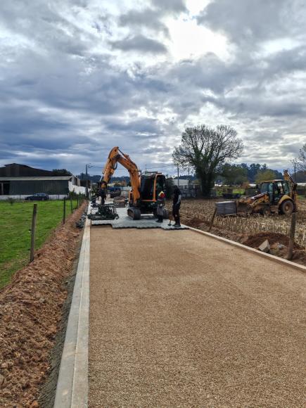 Obras, ligação Óis da Ribeira - Requeixo  Obras, ligação Óis da Ribeira - Requeixo