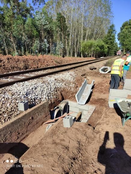 Obras Linha do Vouga - Travassô