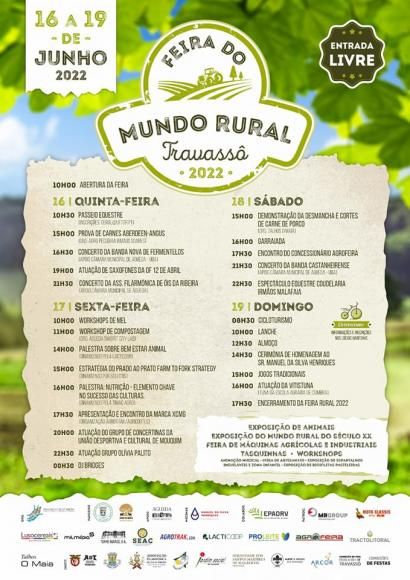 Aqui está o nosso cartaz final da Feira do Mundo Rural 2022