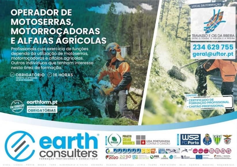 Operador motoserras, motoroçadoras e alfaias agrícolas