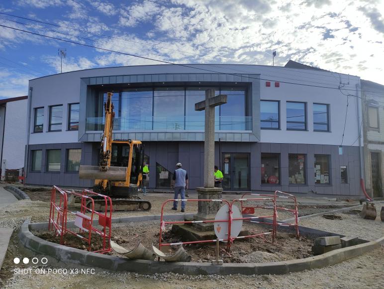 Obras de requalificação exterior do edifício da Junta de Freguesia