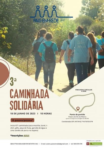 Caminhada solidária na nossa Freguesia