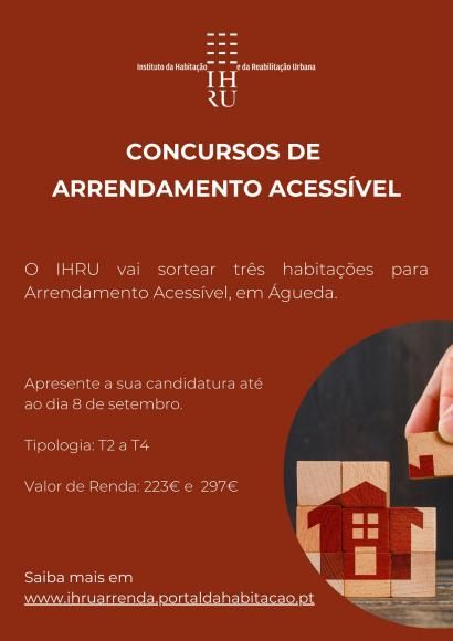 Arrendamento acessível em Águeda