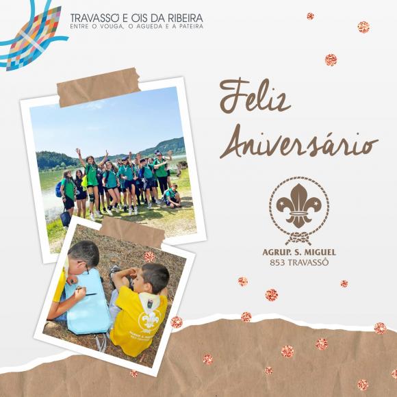 Feliz aniversário ao Agrupamento 853 Travassô Feliz aniversário ao Agrupamento 853 Travassô
