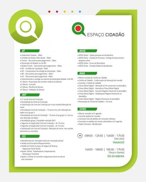 Espaço cidadão na nossa Freguesia