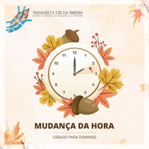 Mudança de hora na próxima madrugada 