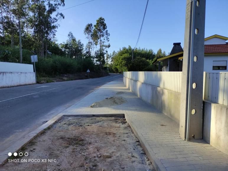Trabalhos de construção de passeios e jardins.