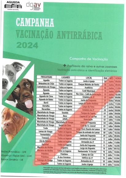 Campanha de vacinação antirrabica 2024