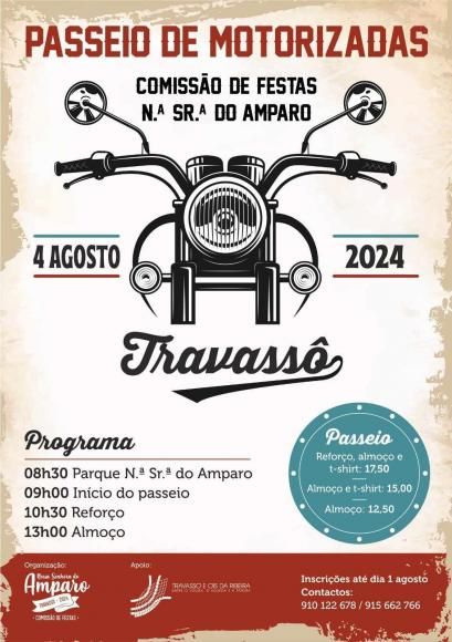 Passeio de motorizadas em Travassô 