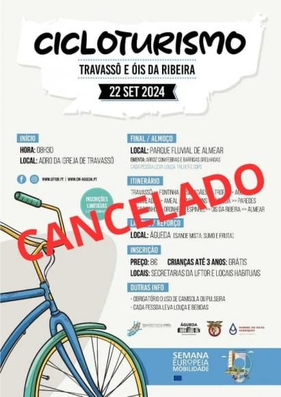 Cicloturismo cancelado!