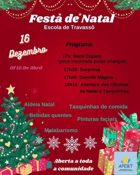 Festa de natal da nossa Escola Primária