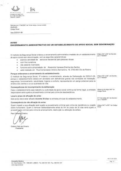 Informação Segurança Social
