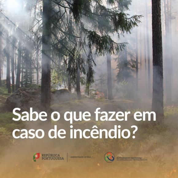 Sabe o que fazer em caso de incêndio?