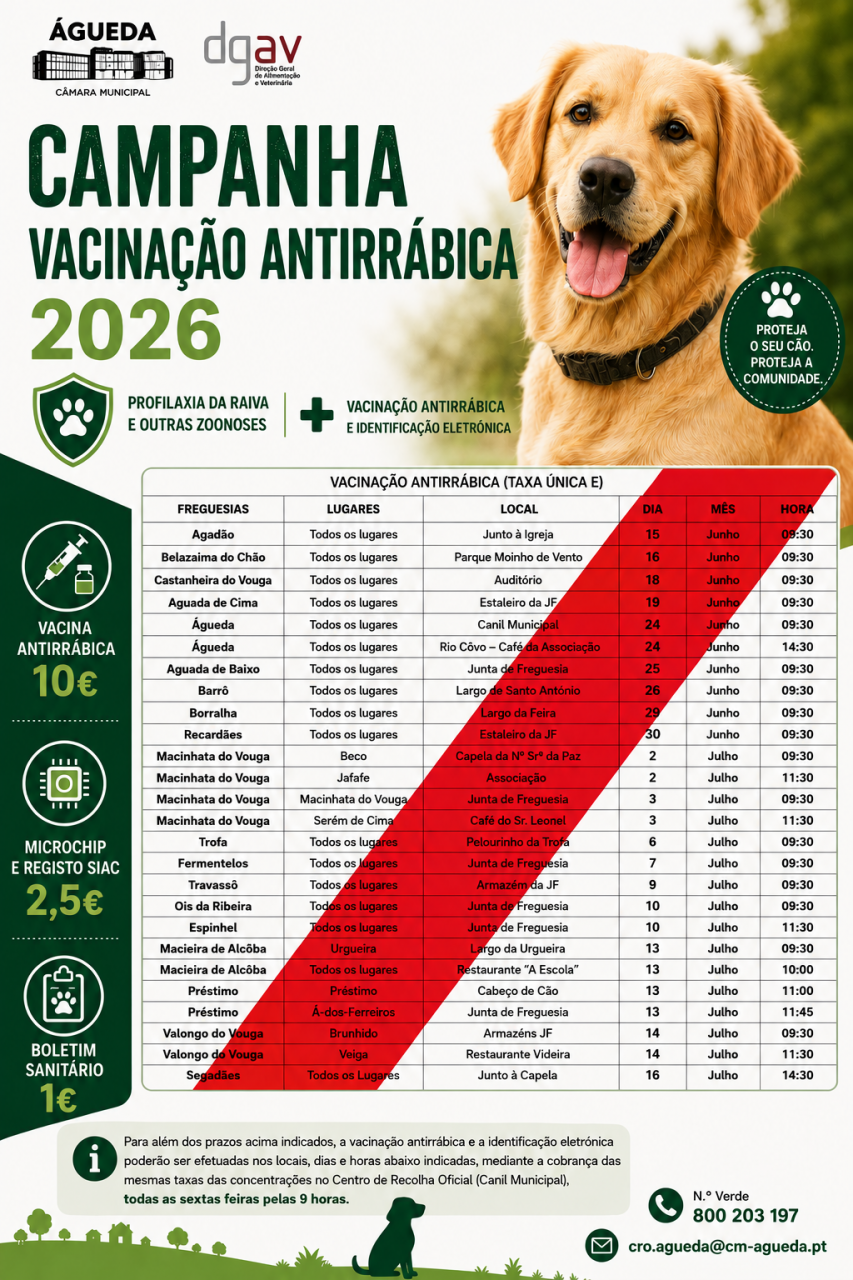 Profilaxia da raiva e outras zoonoses, vacina&ccedil;&atilde;o antirr&aacute;bica